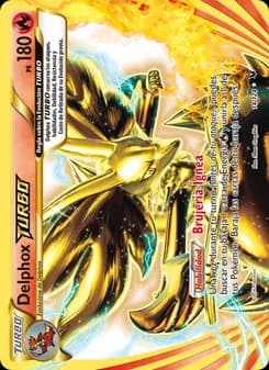 Delphox TURBO card in Spanish