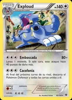 Exploud card in Spanish