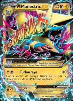 M-Manectric EX card in Spanish