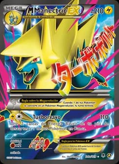 M-Manectric EX card in Spanish