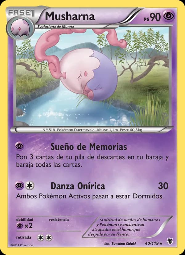 Musharna card in Spanish
