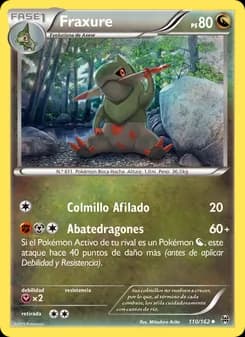 Fraxure card in Spanish