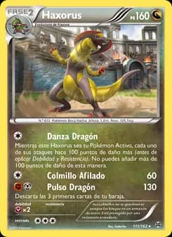 Haxorus card in Spanish