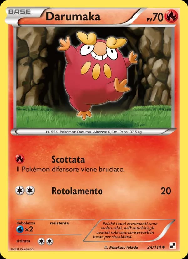 Darumaka card in Italian