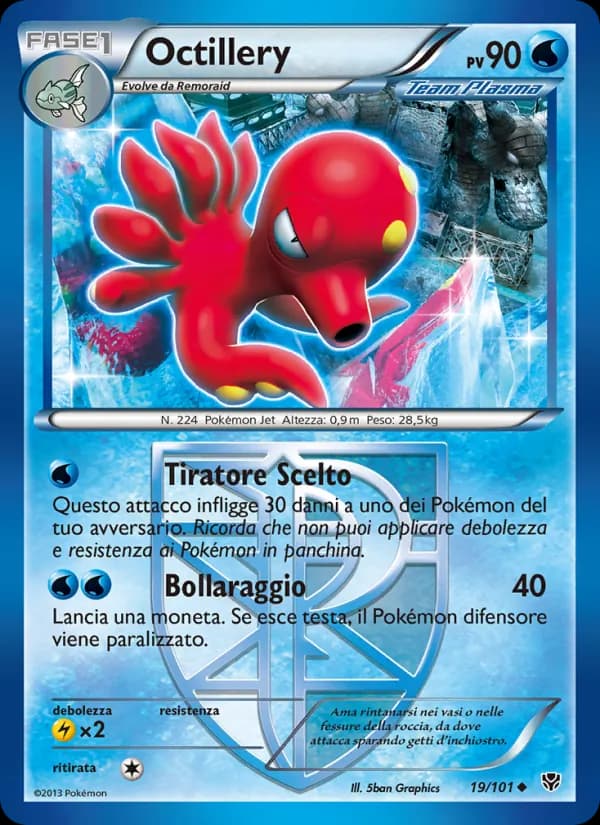 Octillery card in Italian