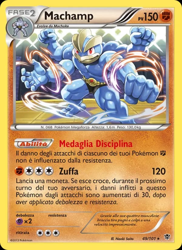 Machamp card in Italian