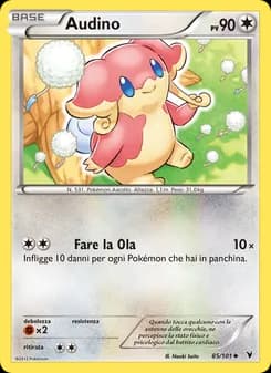 Audino card in Italian
