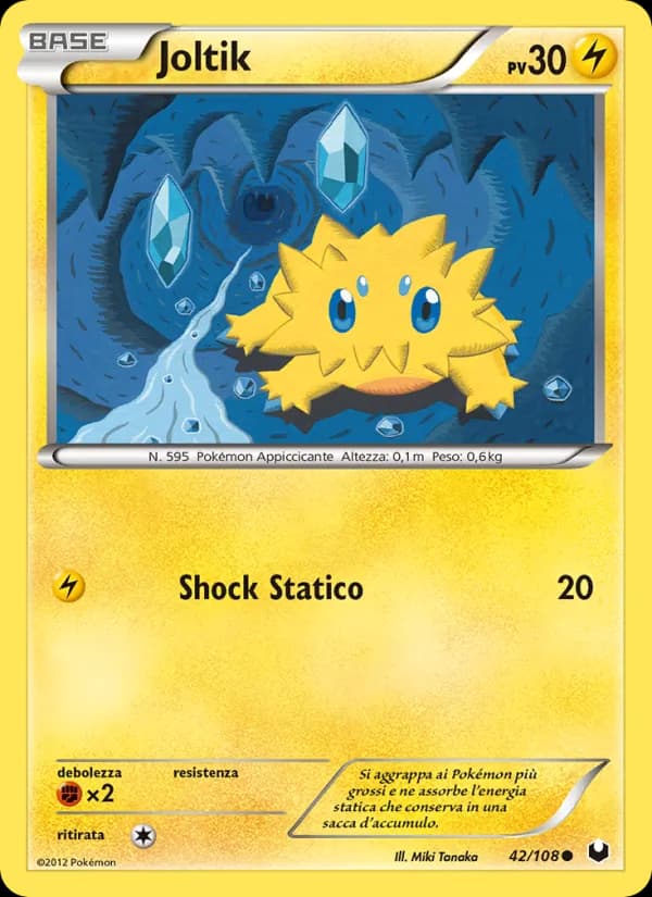 Joltik card in Italian