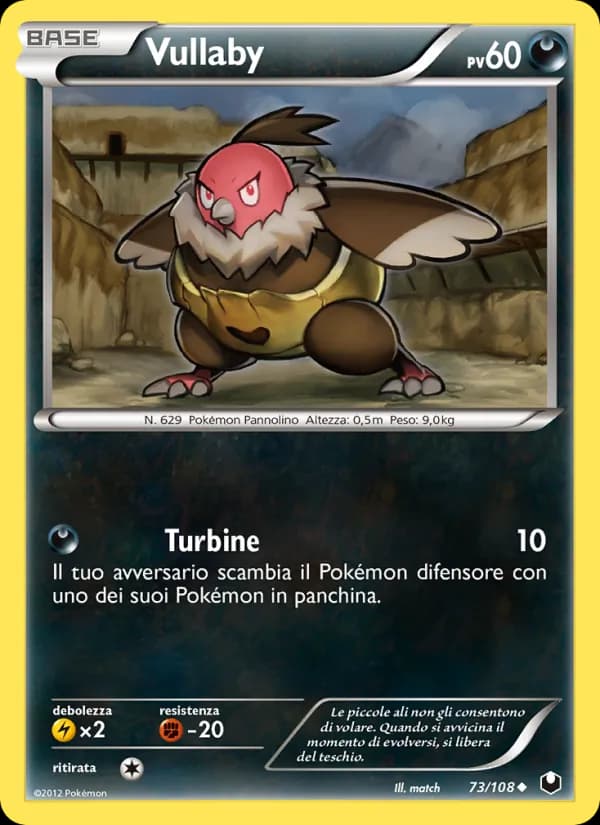 Vullaby card in Italian