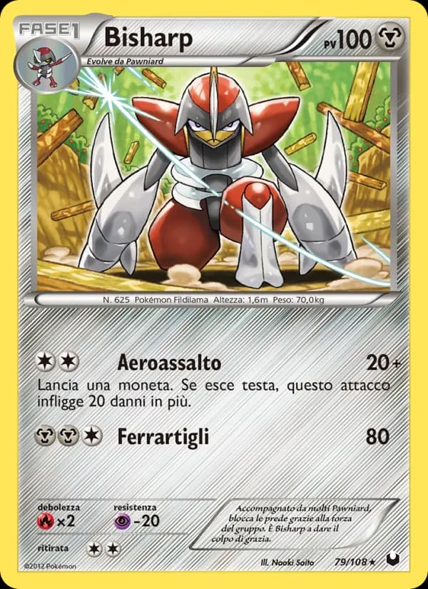 Bisharp card in Italian