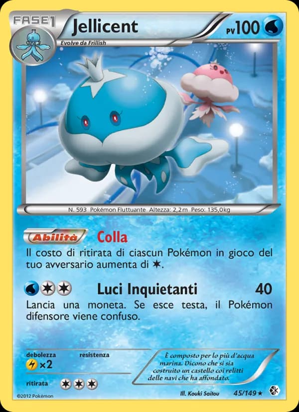 Jellicent card in Italian