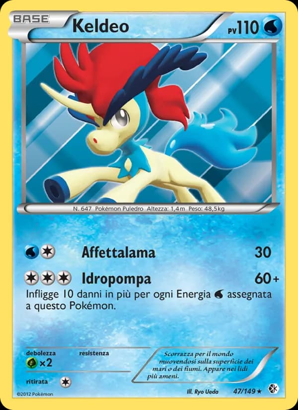 Keldeo card in Italian