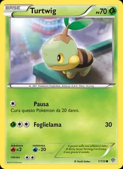Turtwig card in Italian