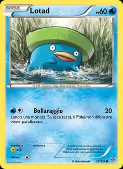 Lotad card in Italian