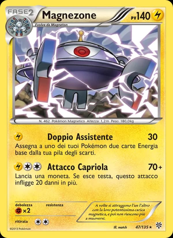 Magnezone card in Italian
