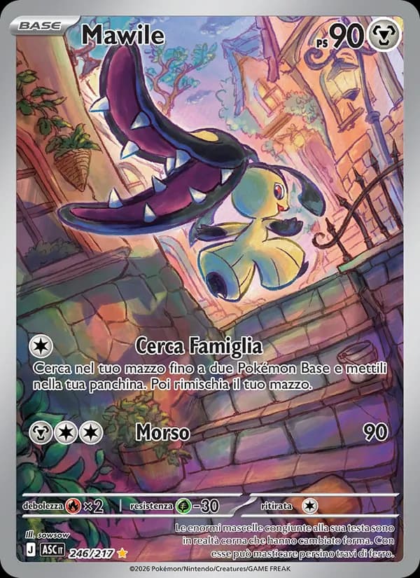 Mawile card in Italian