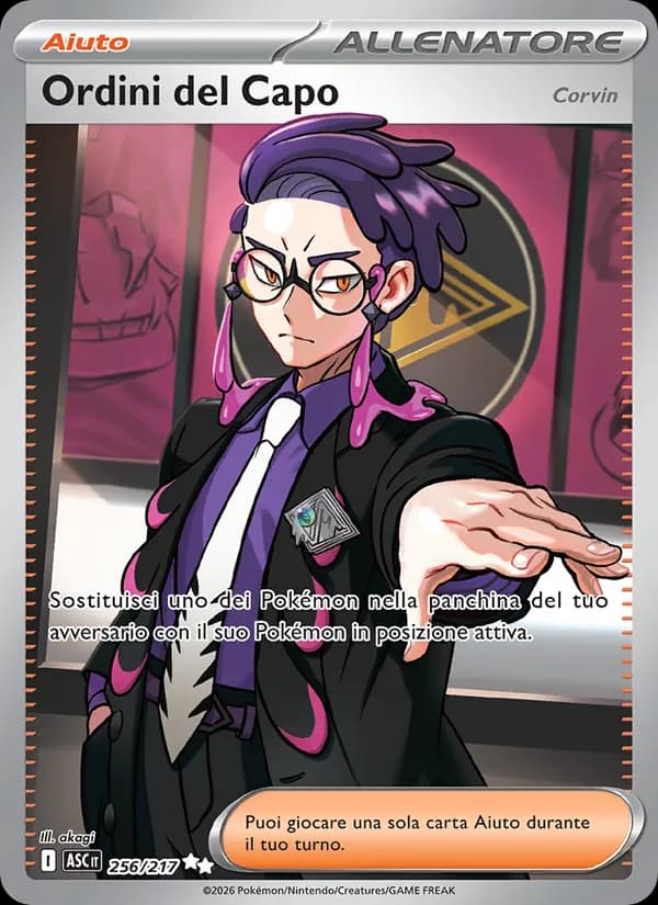 Ordini del Capo card in Italian