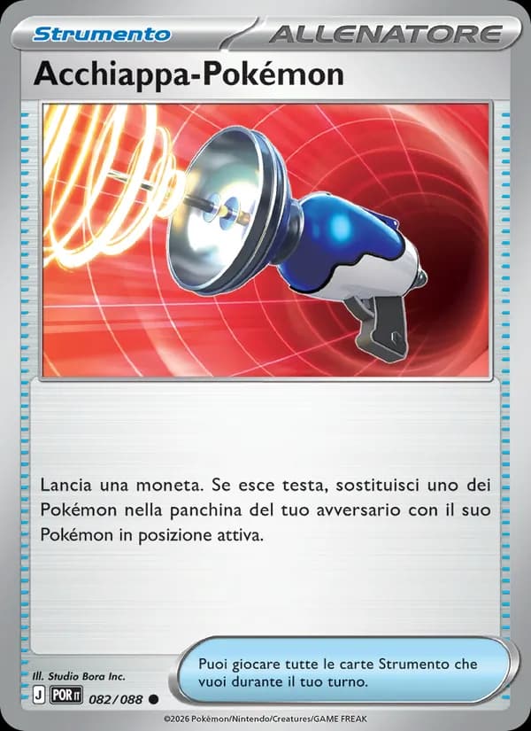 Acchiappa-Pokémon card in Italian