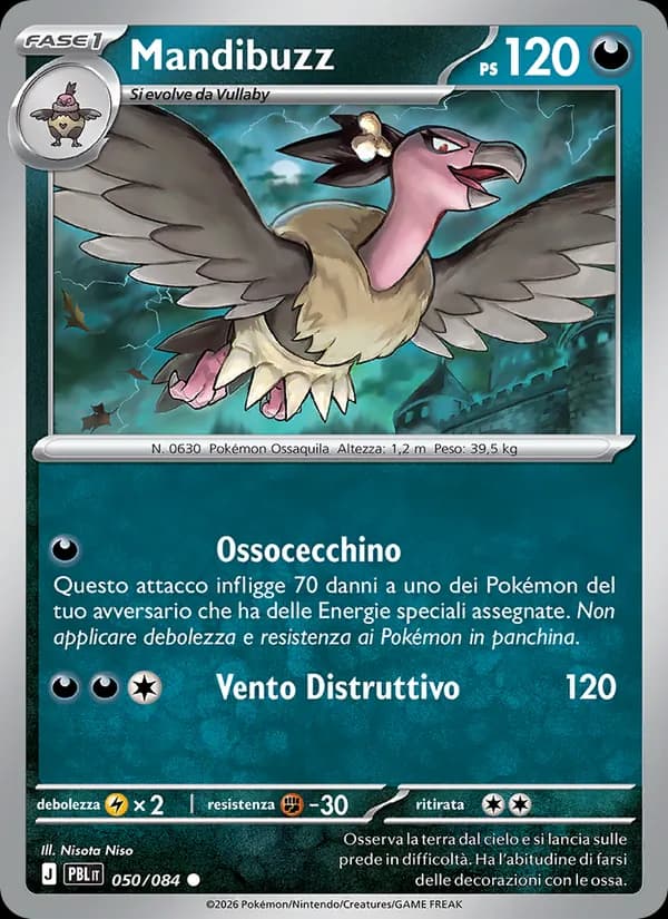 Mandibuzz card in Italian