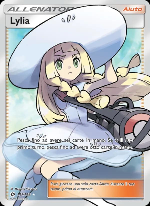 Lylia card in Italian