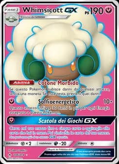 Whimsicott GX card in Italian
