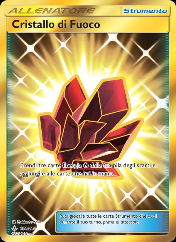 Cristallo di Fuoco card in Italian