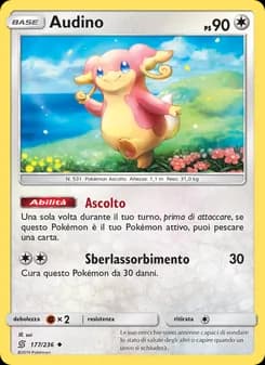 Audino card in Italian
