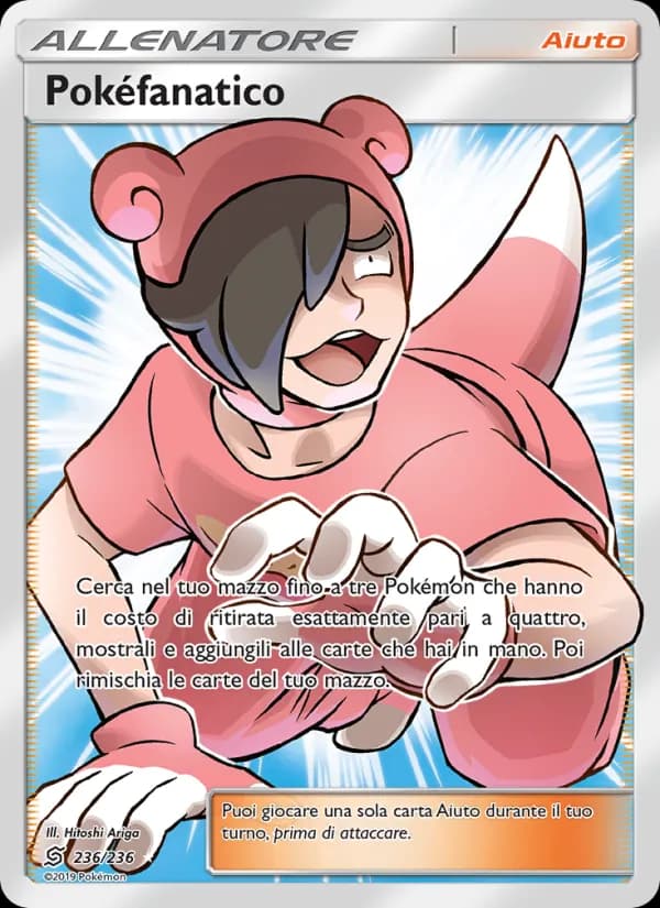 Pokéfanatico card in Italian
