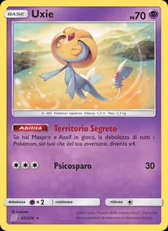 Uxie card in Italian