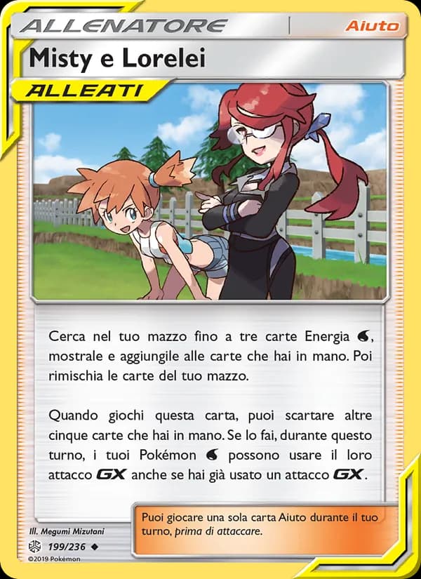 Misty e Lorelei card in Italian