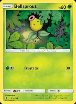 Bellsprout card in Italian