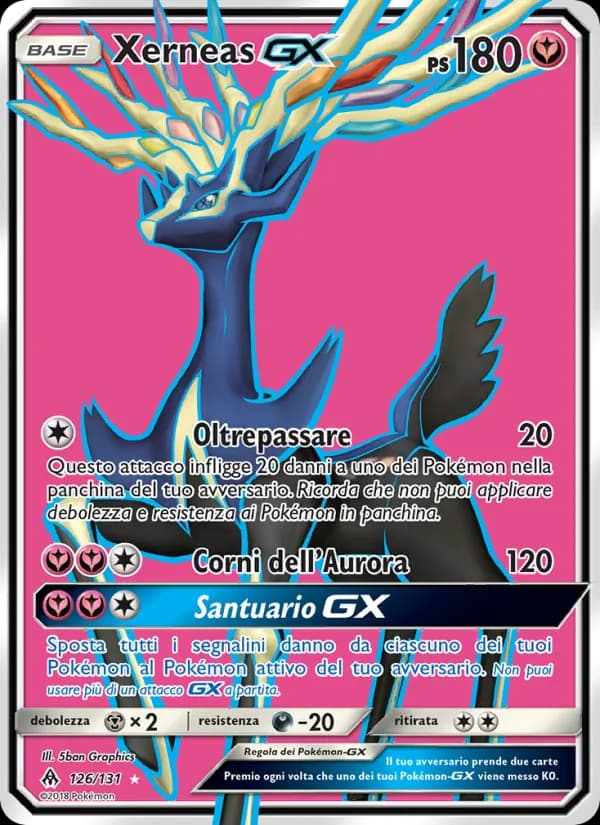 Xerneas GX card in Italian