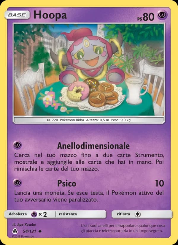 Hoopa card in Italian