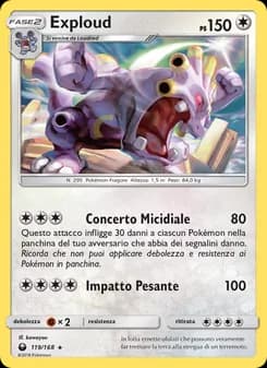 Exploud card in Italian