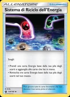 Sistema di Riciclo dell’Energia card in Italian