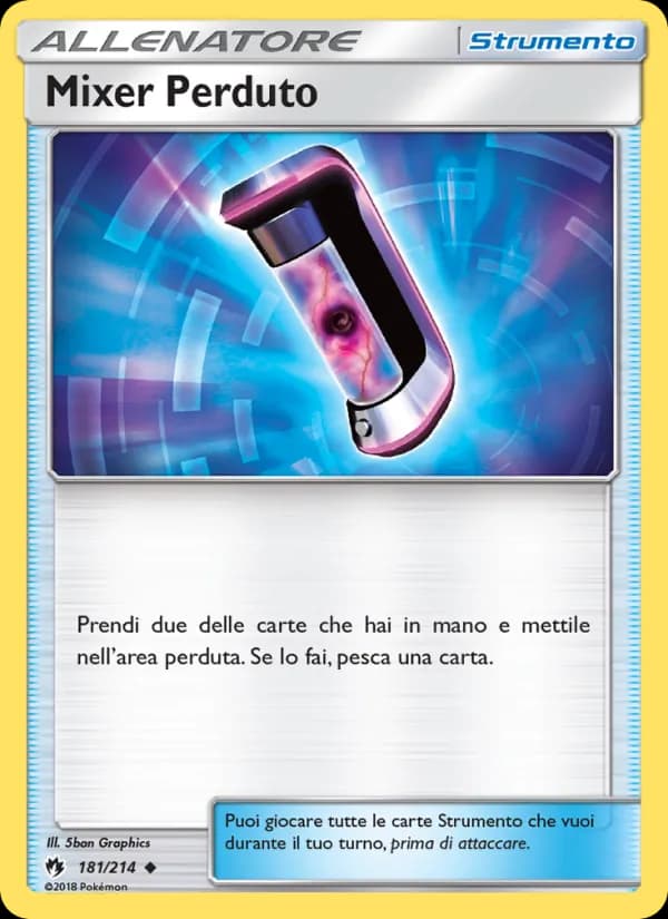 Mixer Perduto card in Italian