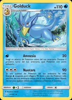 Golduck card in Italian