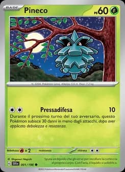 Pineco card in Italian