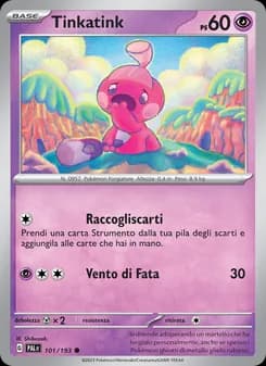 Tinkatink card in Italian