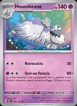 Houndstone card in Italian