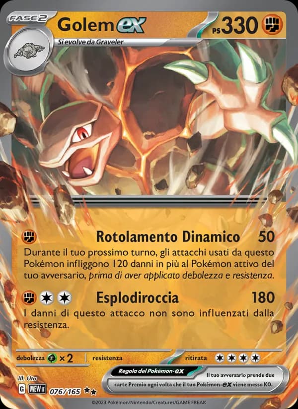 Golem-ex card in Italian