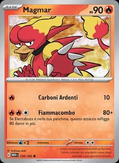 Magmar card in Italian