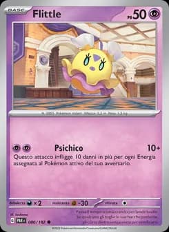 Flittle card in Italian