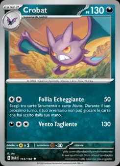 Crobat card in Italian