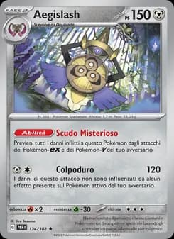 Aegislash card in Italian