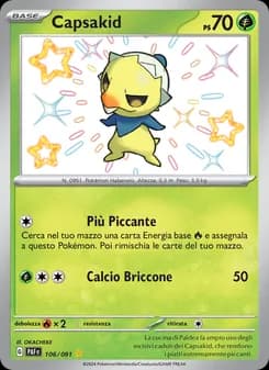 Capsakid card in Italian