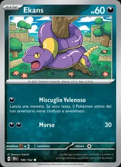 Ekans card in Italian