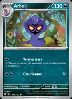 Arbok card in Italian