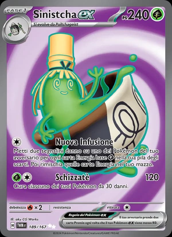 Sinistcha-ex card in Italian