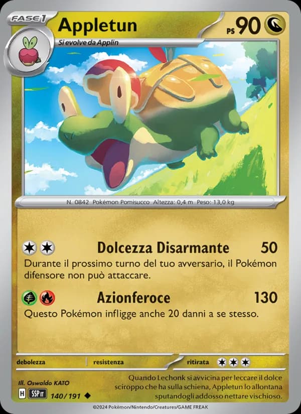 Appletun card in Italian